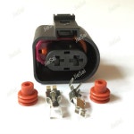 2 웨이 6.3mm 1J0973752 1JO 973 752 방수 암 플러그 자동 밀폐형 연료 분사 커넥터 폭스 바겐 도요타 혼다 현대 : 이십플렉스