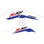 X ADV 750 2017 오토바이 링크 배기 디플렉터 그릴 하강 충돌 블랙계열 : 로드리치몰