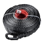 윈치 로프 스트링 라인 케이블, 외장 포함, 합성 견인 로프, ATV UTV 오프로드용 세차 유지 보수 스트링, 9.5mm, 29m : 해로브릿지