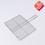 스텐 스틸 사각 석쇠 구이판 그릴 바베큐 캠핑 숯불 고기 석쇠망 소 : 와이제이바스켓