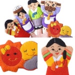 손가락인형 해님달님 구연동화 역할놀이 창작놀이 인형극인형 이야기만들기 : 꽃피는소나무