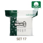 베베솜 순면 아기 건티슈 코편한 먼지없는 휴지 콧물 손수건 비염환자필수품 : 파파랜드