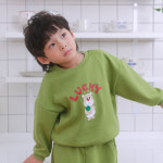 유아 키즈 기본 데일리 럭키 맨투맨 : 마미버드
