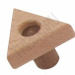 현관중문손잡이 가구손잡이파는곳 원목 삼각기둥 1구 33mm : 하사슈