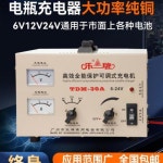 트럭 배터리 충전기 차량 급속 밧데리 긴급시동 즉시 전압 110V 전원 범용 모델 1 20A 상용 순동 6V12V24V 악표 정 : 투명소리