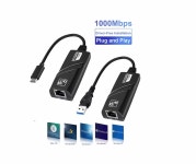 USB 3.0 to RJ45 기가비트 노트북 랜선 젠더 컴퓨터 노트북 PC 외장 유선랜카드 : ZL꿀꿀이