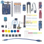 아두이노 UNO R3 프로젝트용 기본 스타터 학습 키트, 전자 부품 DIY 무납땜 브레드보드 저항기 스위치 : 바다글로벌28