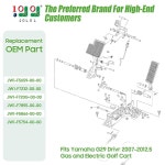 10L0L 골프 카트 브레이크 페달 주차 해제 키트, 야마하 G29 Drivr 2007-2012.5 OEM# JW1-F5659-00 JW1-F7275-00 JW1-F720G-00... 