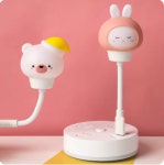 USB LED 동물 캐릭터 조명 야외 캠핑 휴대용 어린이 취침 인테리어 등 (A0867) : 용천삼리