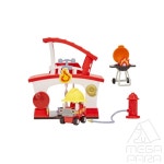 리틀타익스 레츠고 소방 본부 1카 자동차미니 어린이집 아동장난감 : MEGA PARA