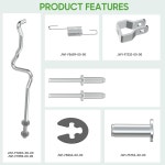 10L0L 골프 카트 브레이크 페달 주차 해제 키트, 야마하 G29 Drivr 2007-2012.5 OEM# JW1-F5659-00 JW1-F7275-00 JW1-F720G-00... 