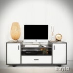 높은 산책 서랍거 가구 1200 수납장 거실장 서랍장 티비다이 2단 H8551 : stay1st