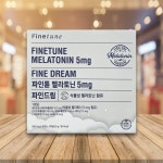 파인튠 식물성 멜라토닌 5mg 파인드림 60정 2개월분 약국용 : 우리건강팜