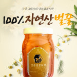 인흥 벌꿀 농장 천연 꿀 아카시아 밤 야생화 선물 1.2kg : 인흥벌꿀농장