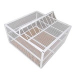 비둘기덫 케이지 조류포획 철망 참새포획 조류 화이트사-각튜브프레임60x60x50 : 머니모아라