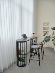 미니바테이블 북유럽 홈바 카페 모던 120x40x105cm 세트 100x40x105 블랙 15 100 40 105원테이블암판화이트골드+ : 바른상