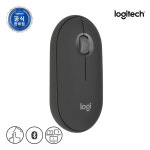 로지텍 코리아 Pebble2 M350S 페블 블루투스 무선 마우스 스모키 블랙 : GL SHOP