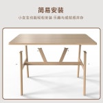 신혼집 140 월넛컬러 의자 월넛 4인 120x60 의자4 보조 4인용식탁 주방 3색상옵션 화이트100X60원테이블 : 스페이스컴퍼니space
