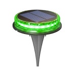 LED 조명 태양광 지상 방수 야외 안뜰 정원 광장 잔디, 1200mAh : 동막골마켓