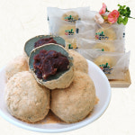 쑥오쟁이떡 30개 통팥앙금 쑥인절미 쑥떡 영양간식 선물용떡 아침식사 지리산떡방앗간 : 지리산떡방앗간