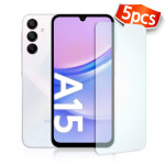 강화유리 액정보호 갤럭시A15(A155/A156), 5매입 : 럭키폰케이스