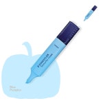 YP 청색 스테들러 형광펜 364-3 암기펜 납작형광펜 : 옐로우펌킨