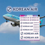 NEW대한항공( KOREAN AIR )로고 스티커 : 숨디모스