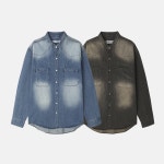 URBAN 웨스턴 차이나 데님 남방  2color : 메인룩스토어