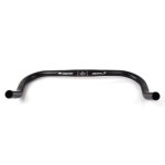 자전거 불혼바블랙 매트 로드 트랙 자전거 레이싱 드롭 바 핸들 나비핸들 카본 에어 드롭 바 검은 색 370mm : 나온무역