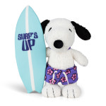 PEANUTS 피너츠 서프 독 강아지 인형 - 22cm : BON TON TOYS