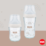 누크 퍼펙트매치 유리젖병 레인보우 : NUK