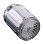 7가지 색상 LED 라이트 변환 수도 꼭지 주방 욕실 수전 필터 노즐 (A0896) : 용천삼리