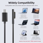 PD100W USB C 충전기 /5 프로 /7 6 지원 /5 서 6피트 서 8m /X 서 10 북 /9 고 태블릿 윈도우 노트북 프로 1 /3 /45W 케이블 /7 /1 /4 /4... 