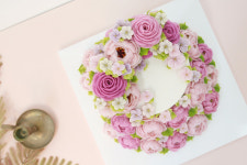 서울 마포 망원 홍대 2단 2호+4호 앙금플라워떡케이크 행사케익 기업 칠순 팔순케익 : 하루가 달고나