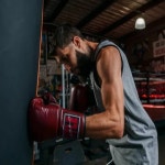 타이틀 복싱 슈가 레이 레너드 스로백 천연 가죽 글러브 REG : 요니코이