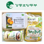 [강릉초당두부]강릉초당두부 두부 콩나물 순두부 청국장 계란  모두의 밥상세트 7가지 : 마켓바스켓