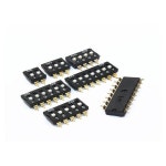 10pcs x SMD SMT 슬라이드 유형 스위치 1P 2P 3P 4P 5P 6P 8P 1.27mm 위치 방식 DIP 검정색 피치 토글 스위치 검정색 스냅 스위치... 