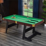 접이식 당구대 보드 게임 당구 다이 펍 포켓볼 가정용 1930x1090x810mm : 로유 스토어