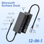 USB C MS 서 MS 서 /3 서 HD 서 7 VGA 도킹 12 /2 스테이션 노트북 /7 도크 /4 1 2 프로 Go 3 노트북 in /9 트리플 /6 장치 스튜디오용 노트북... 