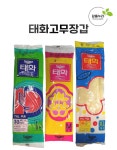 강동누리 태화 고무장갑 주방용 썬밴/꽃밴/대L/특대XL/뉴특대/올에이/마파/AAA짧은중단보 (레드,핑크,아이보리) : 강동누리