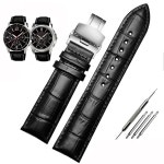 카시오 시계 호환 호환 MTP-1303 MTH-5001L  Watchband  소 가죽  랙 브라운 18mm 20mm : 피엠케이상사