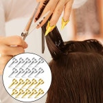 붙임가발금속 분리 링 헤어 섹션 빗 브레이드 위빙 스타일링 익스텐션 선택 도구 50 개 : 오로라종합유통