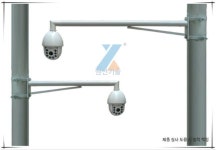 CCTV기둥 LED등 보안등 PC 암대 공원등 지지대 전신주 모니터링 브래킷 옥외 확장 폴 : 깁미깁미