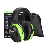 조한 EM037 블루투스 청력 보호 NRR 25DB 소음 감소 이어 1500MAH 충전식 배터리 잔디 깎기 스노우 블로잉 건설 작업장을 위한 40시간 재생... 