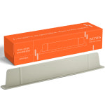 베티에스 강력 접착 싱크대 실리콘 물막이, 베이지, 1개 : 베티에스