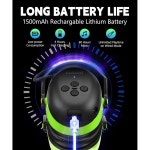 조한 EM037 블루투스 청력 보호 NRR 25DB 소음 감소 이어 1500MAH 충전식 배터리 잔디 깎기 스노우 블로잉 건설 작업장을 위한 40시간 재생... 