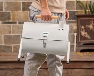접이식 캠핑 그릴 화로대 감성 바베큐 BBQ 미니 화로 : 뒷마루