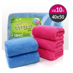 초극세사 요술 행주 3종 10개 식당 싱크대 세차 청소 다용도 행주 타올 : 둥굴맘