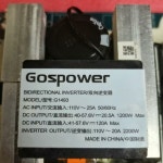 GOSPOWER  전원 공급 장치 G1493 40-57.6V 20.5A : 쿨컴퍼니
