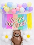 행사 파티 이벤트용 벌룬가랜드 생일 풍선 가랜드 세트 기념일풍선 : 러너온샵